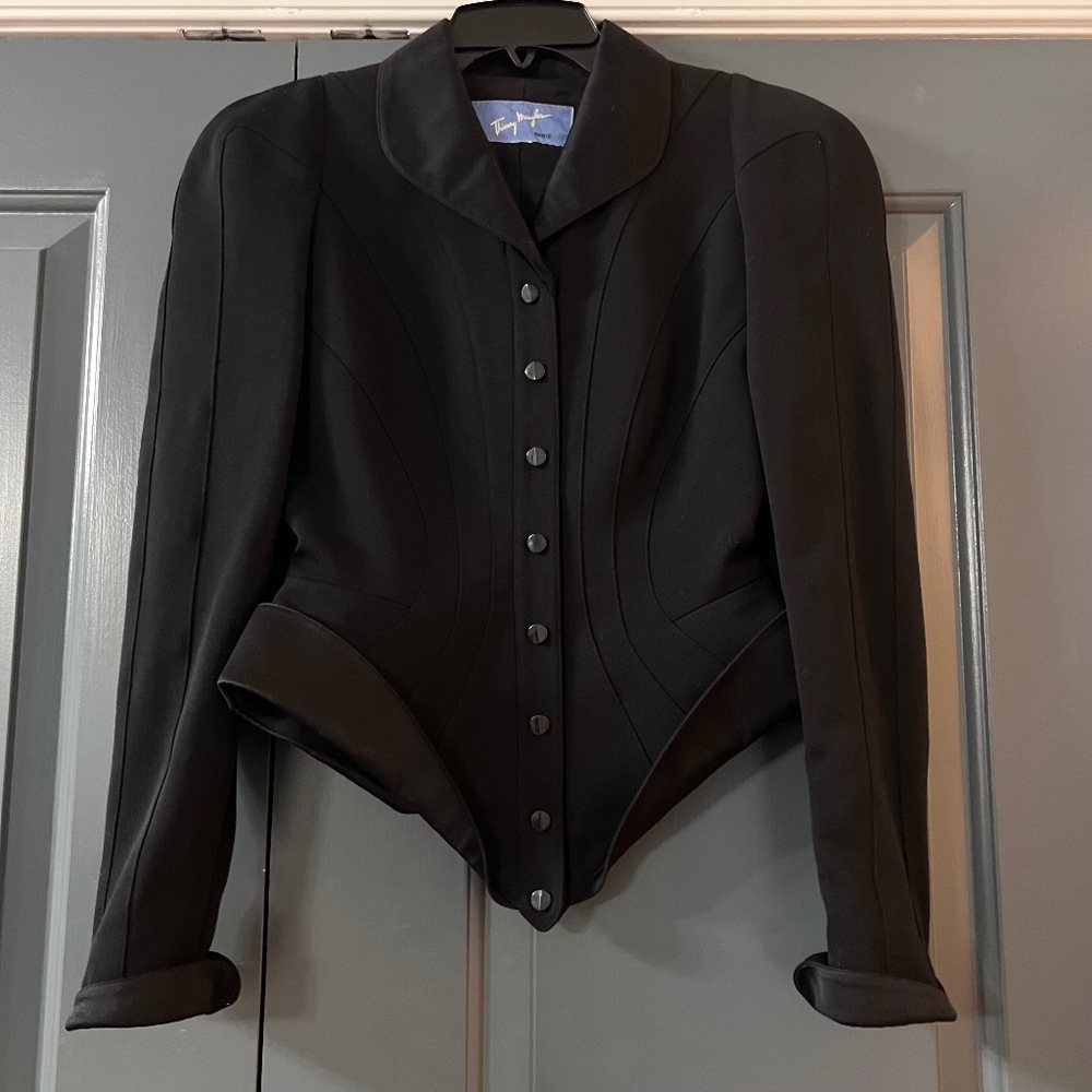 Thierry Mugler vintage black jacket